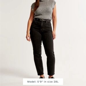 Abercrombie & Fitch Curve Love Ankle Straight Jeans 32L